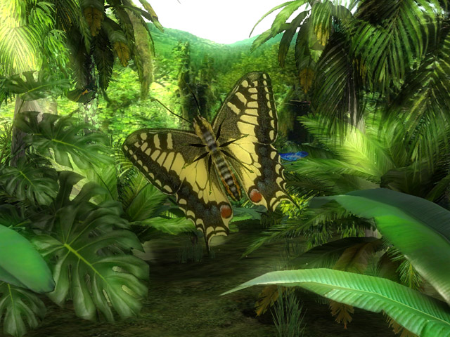 86d4d6a71de36542cb85c0d9079ecec2_Butterfly_Jungle_3D_Screensaver