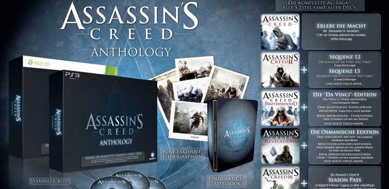 Assassin's Creed Anthology-PS3-PC-Xbox 360