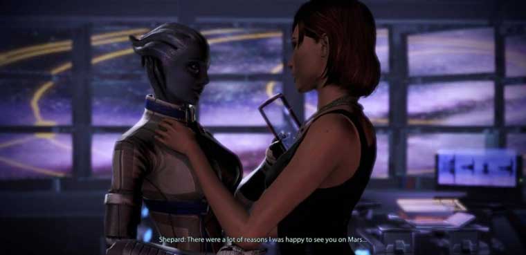BioWare Mass Effect romance gay