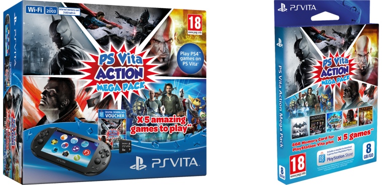 Action Mega Pack para PSP Vita Box