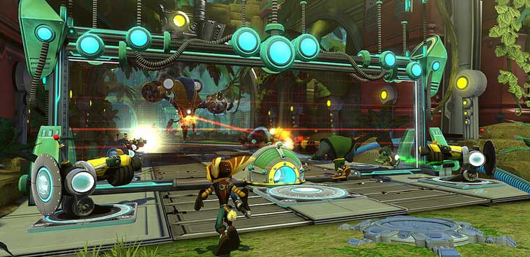 Ratchet & Clank Q-Force PSVita PS3