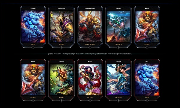 Pantalla de carga en modo 5 vs 5.