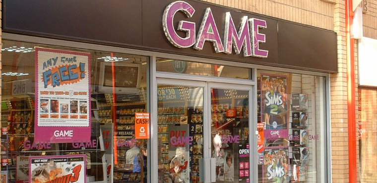 Game cerrará 35 tiendas en UK