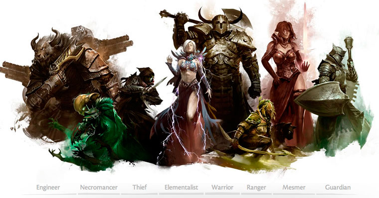 Toda la información sobre las razas y profesiones de 'Guild Wars 2' 